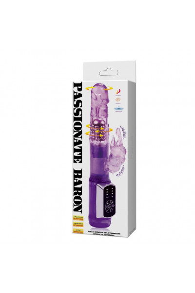 Фиолетовый ротатор Passionate Baron - 21,5 см. Фиолетовый ротатор Passionate Baron - 21,5 см.