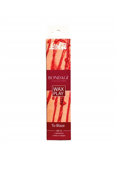 Низкотемпературная свеча для тактильной практики Wax Play To Blaze Низкотемпературная свеча для тактильной практики Wax Play To Blaze