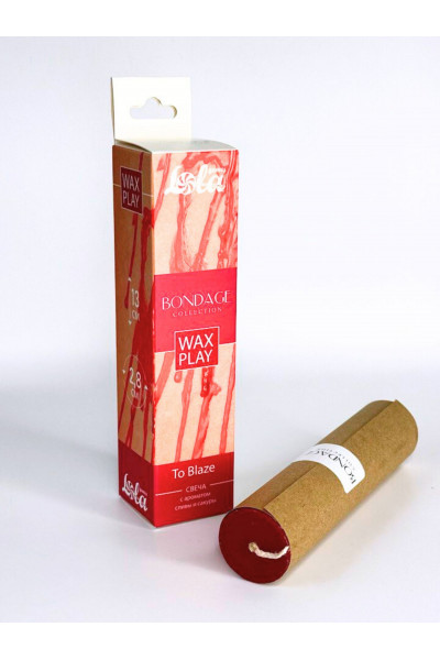 Низкотемпературная свеча для тактильной практики Wax Play To Blaze Низкотемпературная свеча для тактильной практики Wax Play To Blaze