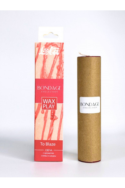 Низкотемпературная свеча для тактильной практики Wax Play To Blaze Низкотемпературная свеча для тактильной практики Wax Play To Blaze