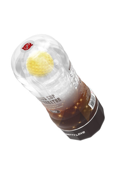 Прозрачный текстурированный мастурбатор Vacuum Cup Masturbator Stellar