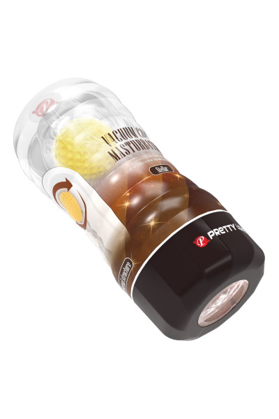 Прозрачный текстурированный мастурбатор Vacuum Cup Masturbator Stellar
