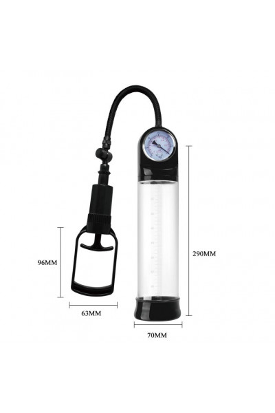 Вакуумная помпа с манометром Penis Pump Вакуумная помпа с манометром Penis Pump