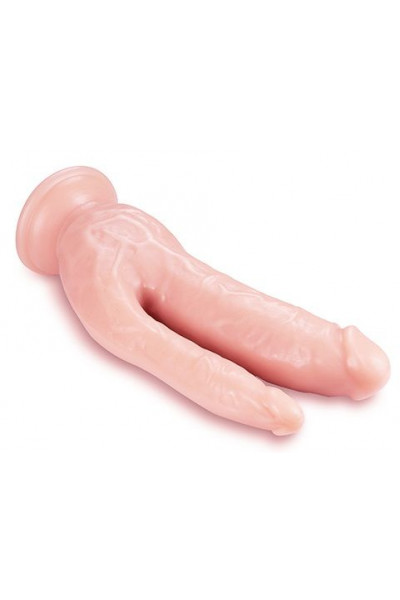 Телесный фаллоимитатор 8 Inch DP Cock - 20,32 см.